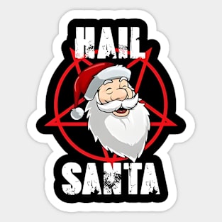 Hail Santa Sticker